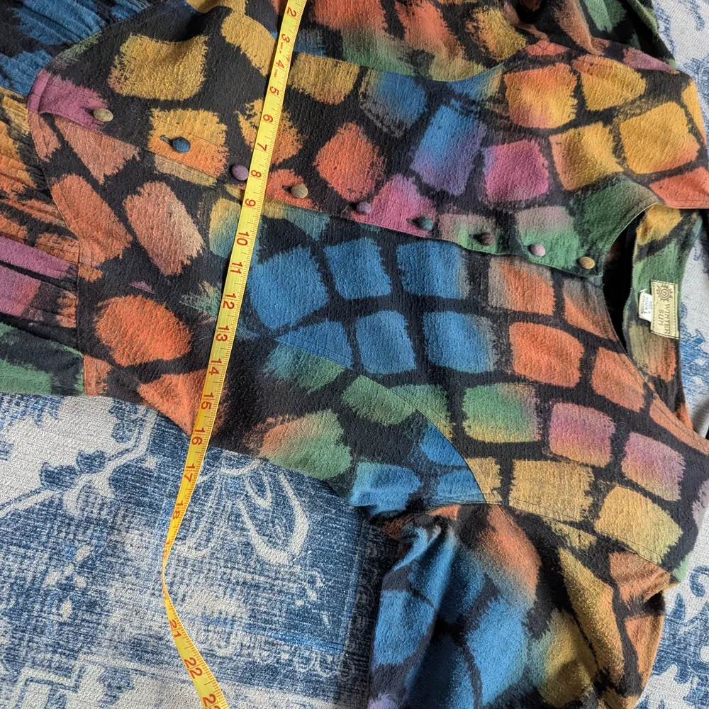 Colorful Geometric Patterned Dress - Picture 11 of 11